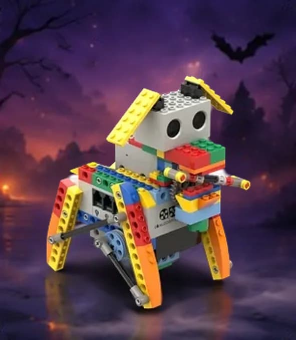 Brick-built walking puppy