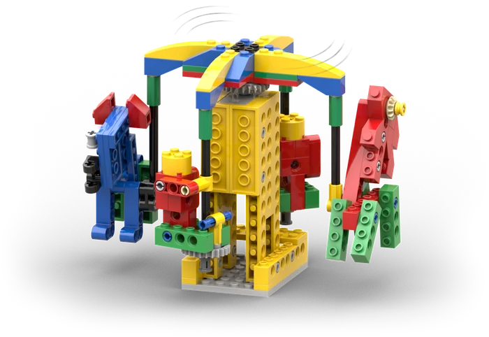 Brick-built merry-go-round