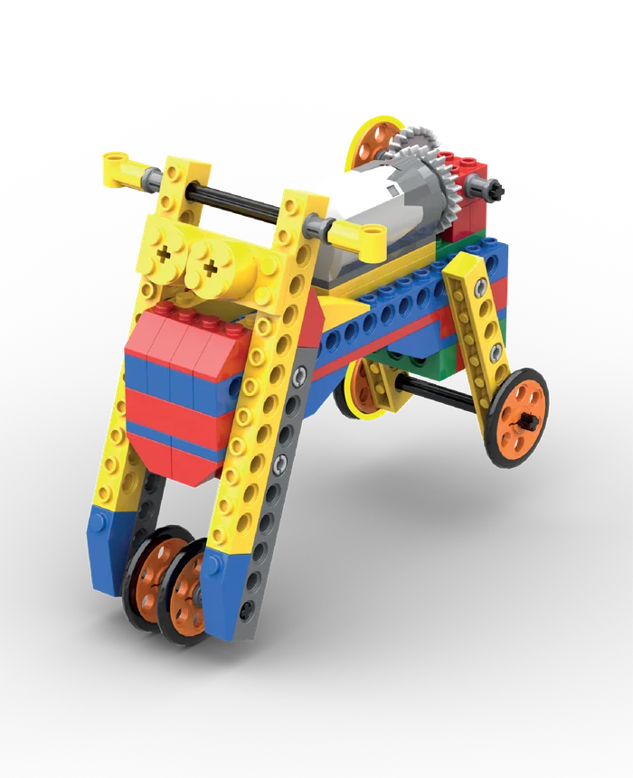 Brick-built motorbike
